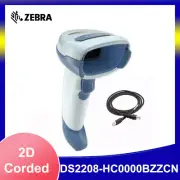 Zebra DS2208-HC0000BZZCN Healthcare 2D Handheld Barcode Scanner with USB Cable
