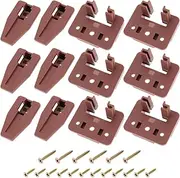 [The Lord of the Tools] 6Set Drawer Guide and Stop Compatible with Kenlin Rite-Trak I Series Track System Drawer Furniture Sliding Parts