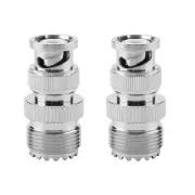 Odorkle 2Pcs RF Coaxial Coax Adapter BNC Male Plug to UHF SO239 PL-259 Female...