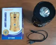 Solar LED Portable Light Rechargeable Lantern OutdoorCamping Hiking Lamp QLY5088