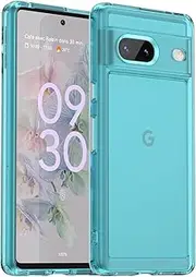 Compatible with Google Pixel 7 5G Case,Shockproof Protective Cover,Compatible with Google Pixel 7 5G Transparent TPU Soft Shell Phone Case Cover Blue
