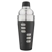 Tempa Aurora Recipe Matte Black Cocktail/Alcohol/Spirits Shaker/Mixing Cup Set