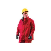 Ansell Sawyer-Tower CPC Gore Fabric Chemical Protective Jacket, Red, Small 8017