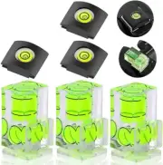 6 Pack Hot Shoe Level, Hot Shoe Bubble Level Camera Hot Shoe Cover 2 Axis Bub...