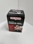ChefMaster Cast Iron Mini Hibachi Grill, Indoor S'mores, Appetizers, Wooden Base