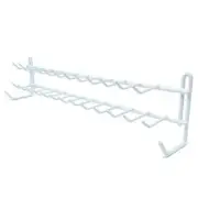 27 Hooks Wall Mount Hanging Rack for Ties Belts Scarves Jewelry Hats Keys