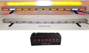 60 Inch LED Amber Light Bar TowTruck Plow Police w/ CARGO&BRAKE/TAIL/TURN SIGNAL