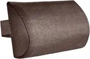 Ｂｅｓｇａ Chaise Lounge Head Pillow with Strap,Decorative Neck Cushion Recliner Headrest Pillow for Patio Chairs Beach Chairs Outdoor, Deep Coffee