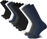 AND1 Men's Athletic Arch Compression Cushion Comfort 6-12.5, Navy Assorted