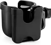 Stroller Cup Holder with Phone Holder, Baby's Feeding Bottle Holder,Bike Cup Holder, Universal Cup Holder, 2-in-1 Cup Phone Holder for Stroller, Bike, Wheelchair, Walker, Scooter