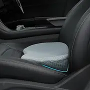 Livtribe Car Seat Cushion - Memory Foam Car Seat Pad - Sciatica & Lower Back Pain Relief - Car Seat Cushions for Driving - Road Trip Essentials for Drivers(Gray)