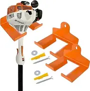 Sowl Trimmer Rack Garage Storage Tool Hanger for String Trimmers Weed Whackers & Garage Tools| 2 Pack