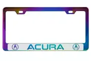 Neo Chrome License Plate Frame For Acura