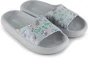 [RICK AND MORTY] Mens Comfort Slides - Officially licensed Cushion Slides - Rick Sanchez and Morty Smith