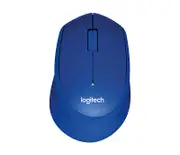Logitech M331 Silent Plus Mouse RF Wireless Optical 1000 DPI - Blue [910-004915]