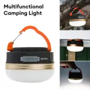 Portable LED Power Bank Camping Light Tent Lantern Rechargeable W/ Hook Outdoor
