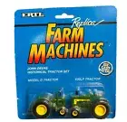 ERTL Replica Farm Machines John Deere Historical Tractors Set Of 2 Tractors