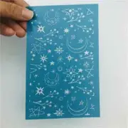 Space Drawing - Self-Adhesive Silk Screen Stencils for Polymer Clay Reusable