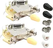 GLSTOY 1 Set Guitar Switch Cap Metal Pickup Selector Toggle Guitar Pickup Selector Toggle Electric Guitar Parts Toggle Replacement Electric Guitar Pickup Selector Guitar Toggle