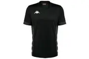 3 x Kappa Mens Training Derivo Black/Grey Performance Active Jersey