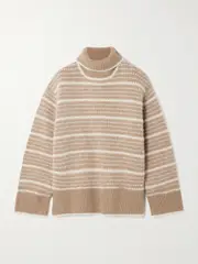 [TOTEME] TOTEME - Wool-blend Turtleneck Sweater - Camel - small small Brown