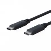 [UC-2001CC] 8Ware 1m Type-C Cable, USB 2.0, Type-C to C Male to Male 480Mbps - Black