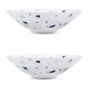 Twig New York Terrazzo Azzurro Soup/Pasta Bowls, Set of 2