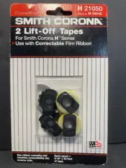 Smith Corona H Series Lift-off Correcting Tape 2-Pack H21050 UNOPENED