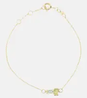 [Aliita] Aliita Tu Y Yo 9kt gold bracelet with gemstones One Size multicoloured