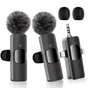 Professional Wireless Lavalier Mini Microphone - 2025 New Microphone for iPho...