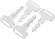 BUGUUYO 4pcs Ignition Keys for Electric Golf Carts Compatible Models Replacement Keys for Enhanced Security and Versatile Use