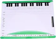 SEWACC 2pcs Erasable Staff Whiteboard Piano Board Mini Whiteboard Magnetic for Boys and Girls Adults Double-Sided Writing Board for Home School