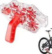 Bicycle Chain Cleaner & Degreaser – Transparent Chain Scrubber Tool with Cleaning Brush, Gear Cleaner for Effortless Bike Maintenance