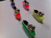 150x BRISTLEBOT Kit - Build a DIY ROBOT w/ Vibrating Pager Motor & Toothbrush