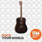 Tanglewood Crossroads Acoustic Guitar Dreadnought Whiskey Barrel Burst w/ Pickup