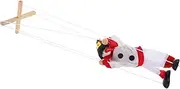 Totority Unique Snowman Marionette Toy with Strings Soft Fabric Puppet for Kids Christmas Party Pretend Play