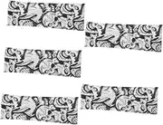 [Yardwe] Skull Sweatband Hair Toppers Head Band Men Apparel Tennis Sweat Band Athletic Mens Headband Halloween Headgear Elastic Costume Headband Halloween Hair Wrap Accessory Wide Hair Wrap