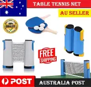 Anywhere Retractable Table Tennis Net&Post Adjustable Replacement Ping Pong Net