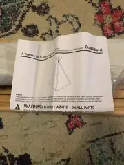 Crate and Barrel Kids Teepee - Tan and Blue Canvas
