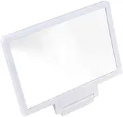 Angoily Phone Bracket Cellphone Stand Phone Screen Magnifier Screen Magnifier for Cell Phone Cell Phone Holder Cell Phone Stand Screen Magnifier Bracket Magnifier Cellphone Holder White