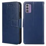 Soft Tpu+pu Leather Wallet Stand Smart Phone Cover Case For Nokia G42