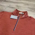 NEW KJUS Roman Midlayer Men’s Size XL 54 Half Zip Ski Golf Jacket Pullover Red