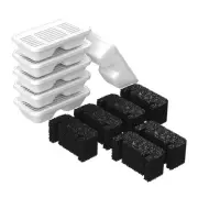Replacement Filter for Dog Water Fountain 5L, 6 Carbon Filters plus 6 Foam Fi...