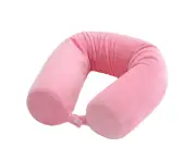 Travel Accessories Traveling on Airplane Travel Essentials Travel Pillow -Pink