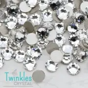 1.7-2.8mm (72pcs) Clear - Swarovski FlatBack Crystal Foil - 2058-001F (SS5-SS10)