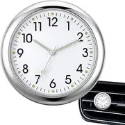 Analog Clock for Car Dashboard - Analog Car Clock Glowing,Quartz Automotive Replacement Clocks, Stick On Clock for Car Dashboard, Sticky for Vehicle Automotive