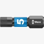 Wera 057605 5 x 25mm Hex Impaktor Diamond Coated Bit