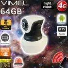 4G Security Camera Alarm Home System GSM Motion Activated Surveillance SIM Card