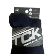 TCK Navy, White & Red Three Stripe Baseball Socks - Size Small - Brand New