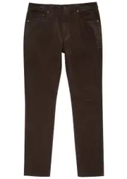 Paige Lennox Slim-leg Corduroy Jeans - Burgundy - 28 (W28 / XS) 28 (W28 / XS)